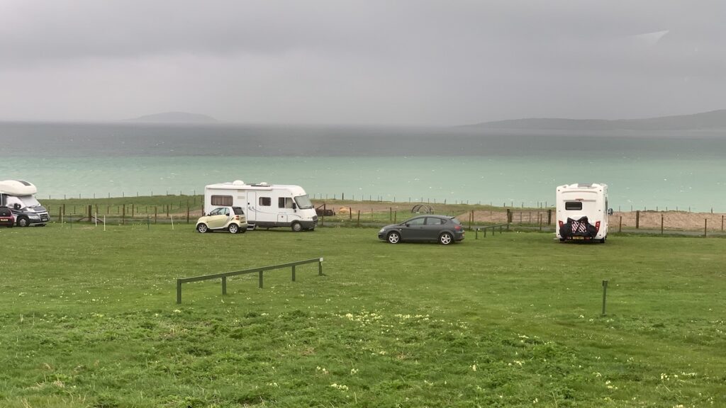 Barra Scurrival Campsite Meerblick