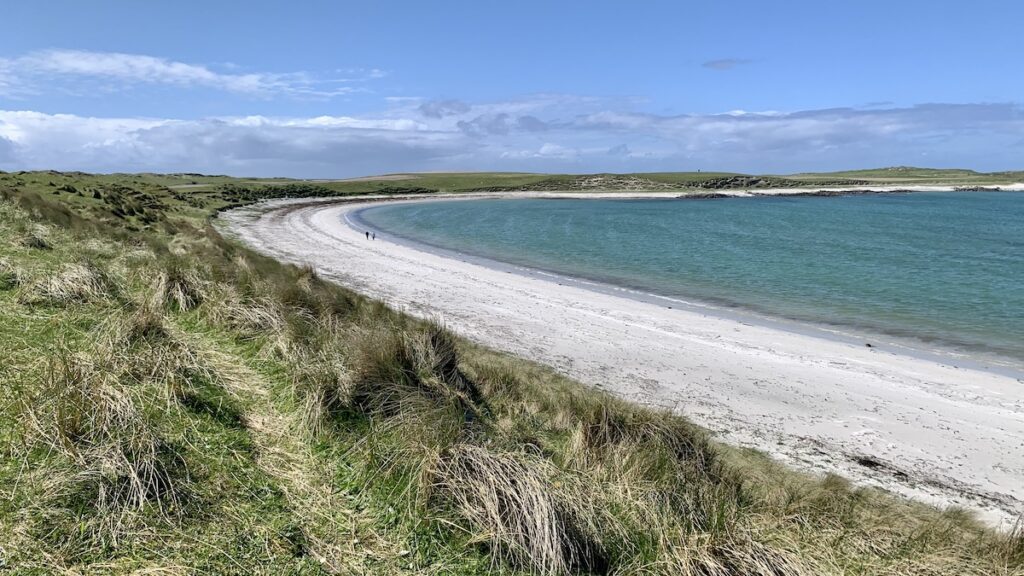 Strand in Balranald North-Uist
