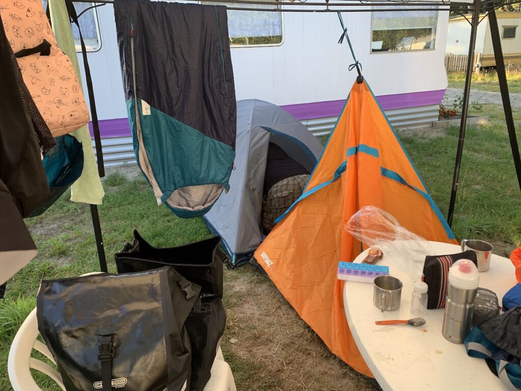 Zeltlager auf dem Campingplatz Tunxdorfer Berge Papenburg